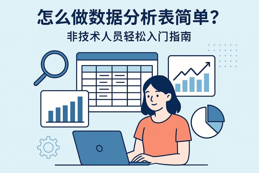 怎么做数据分析表简单？非技术人员轻松入门指南