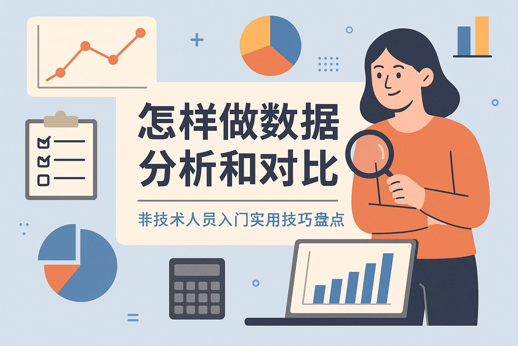 怎样做数据分析和对比？非技术人员入门实用技巧盘点