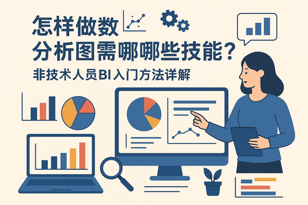 怎样做数据分析图需哪些技能？非技术人员BI入门方法详解