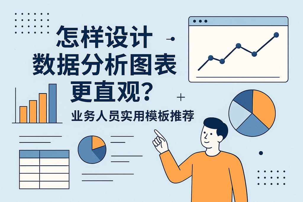 怎样设计数据分析图表更直观？业务人员实用模板推荐