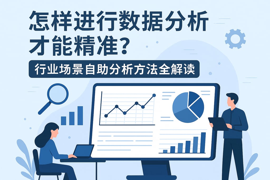 怎样进行数据分析才能精准？行业场景自助分析方法全解读