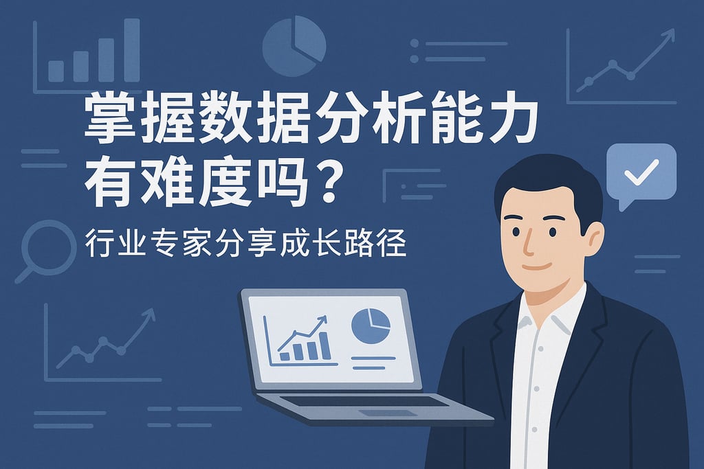 掌握数据分析能力有难度吗？行业专家分享成长路径