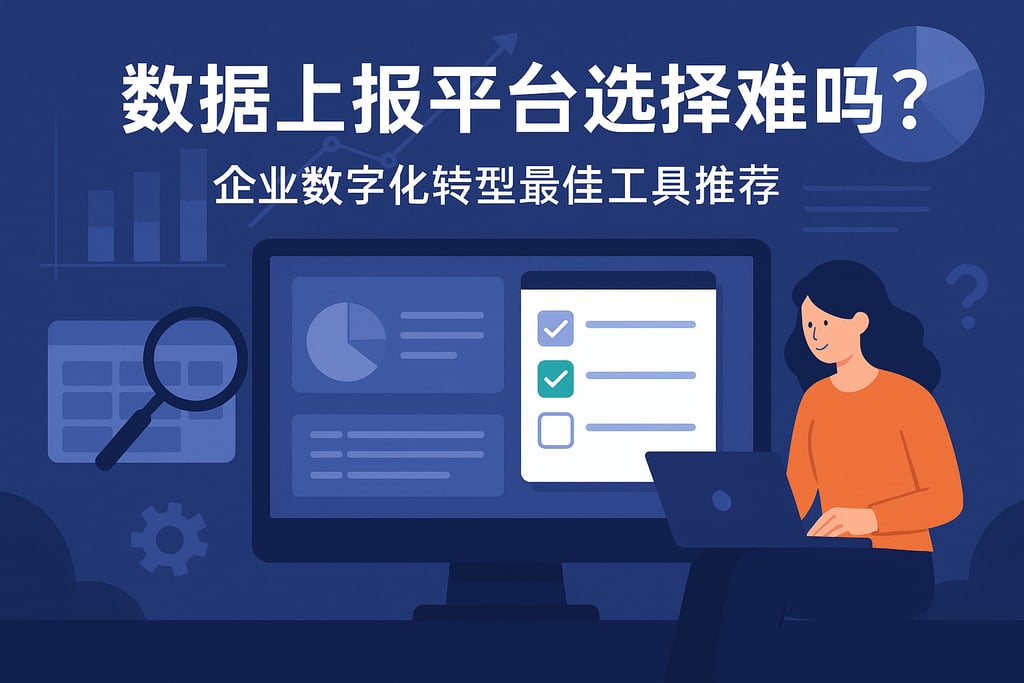 数据上报平台选择难吗？企业数字化转型最佳工具推荐