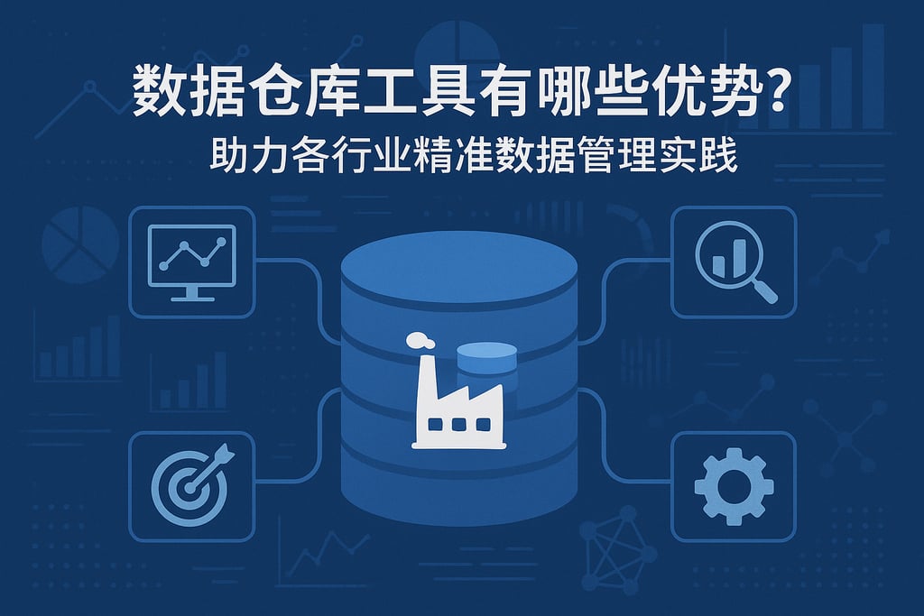 数据仓库工具有哪些优势？助力各行业精准数据管理实践