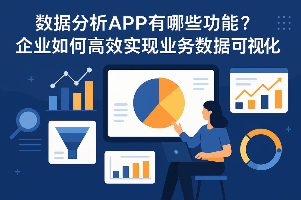 数据分析app有哪些功能？企业如何高效实现业务数据可视化
