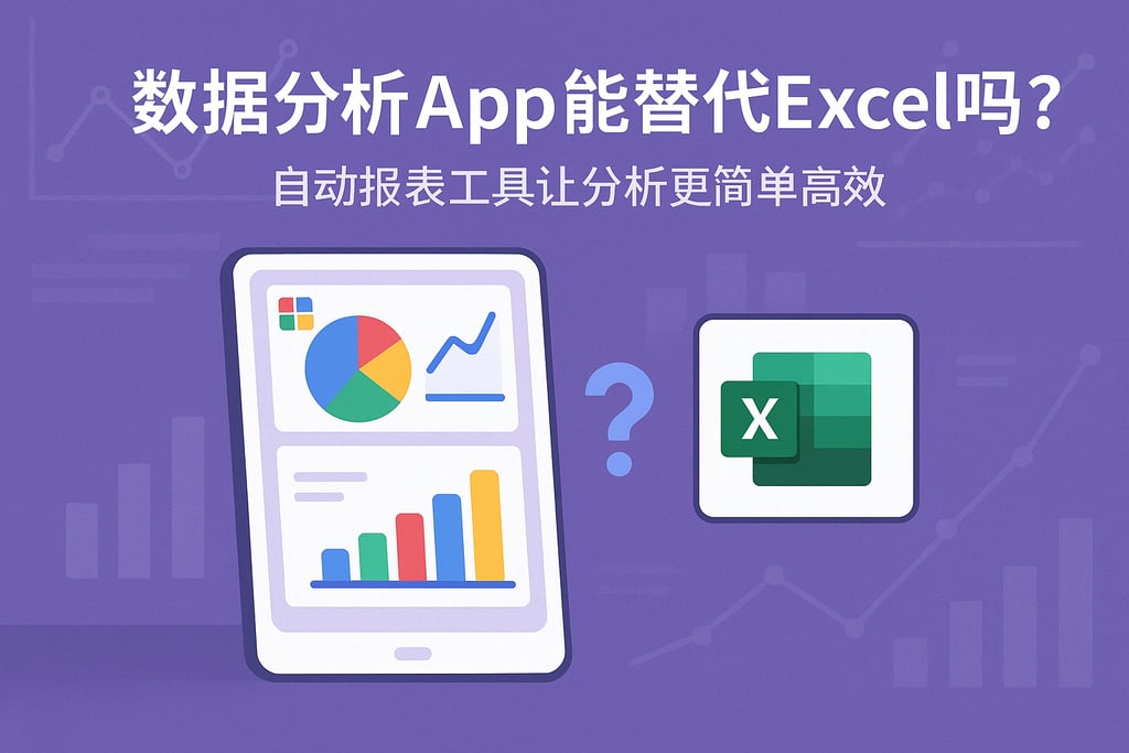 数据分析app能替代Excel吗？自动报表工具让分析更简单高效
