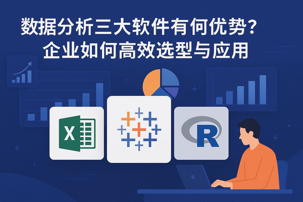 数据分析三大软件有何优势？企业如何高效选型与应用