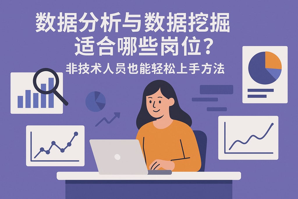 数据分析与数据挖掘适合哪些岗位？非技术人员也能轻松上手方法