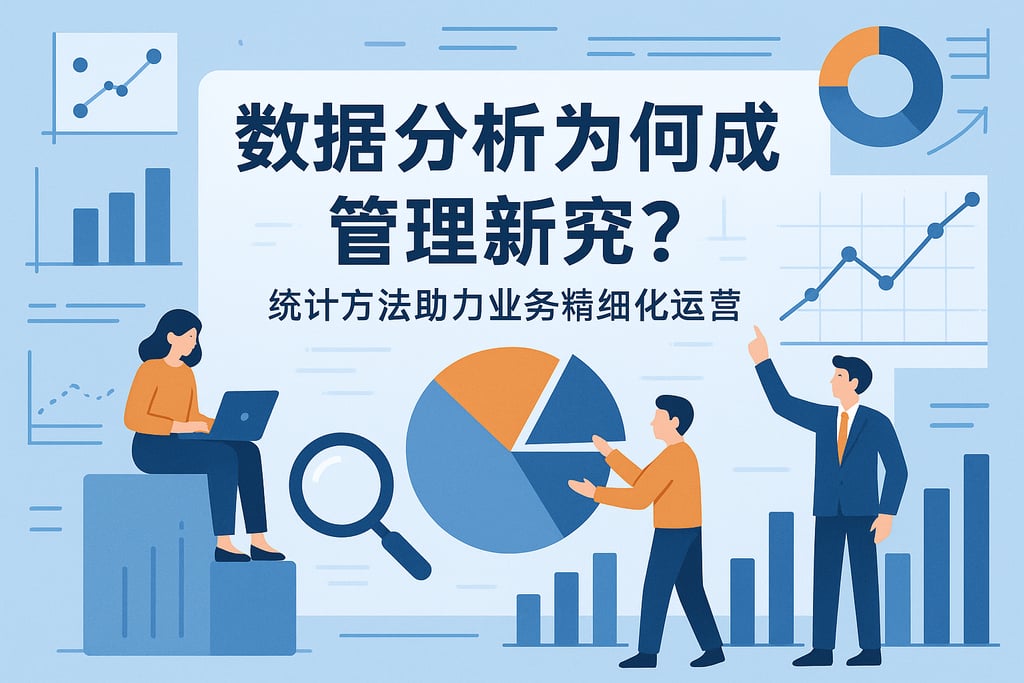 数据分析为何成为管理新宠？统计方法助力业务精细化运营