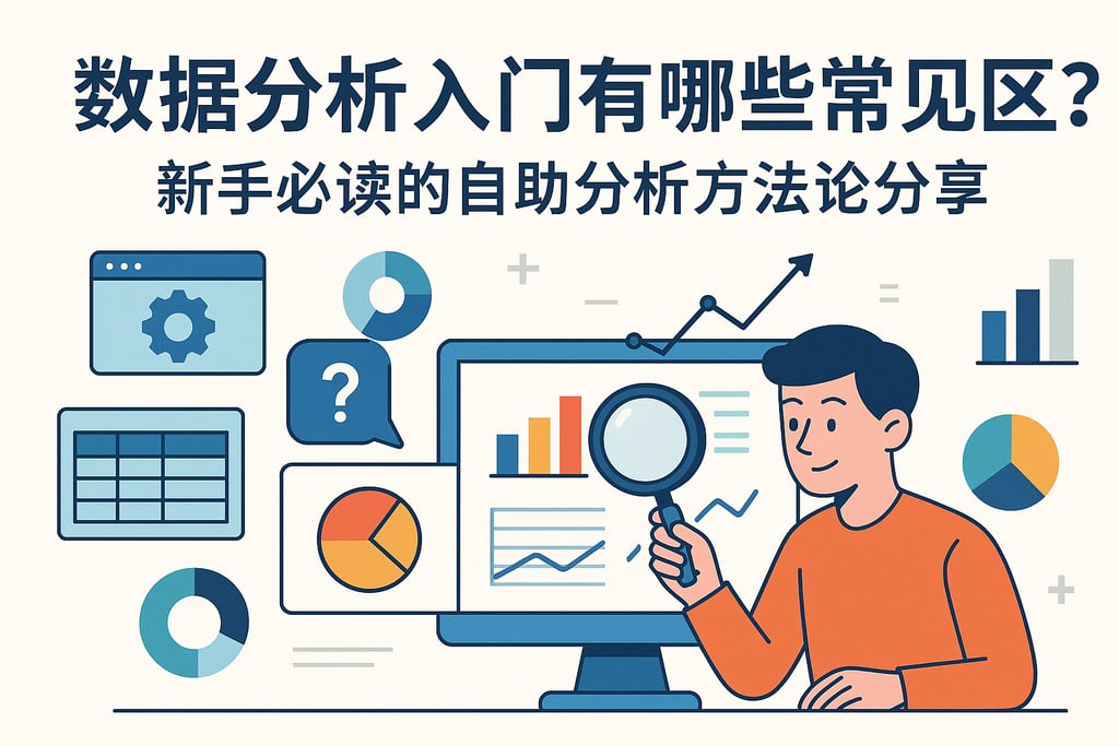 数据分析入门有哪些常见误区？新手必读的自助分析方法论分享