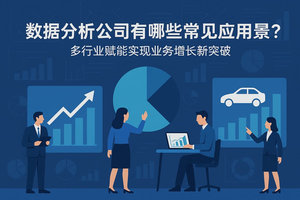 数据分析公司有哪些常见应用场景？多行业赋能实现业务增长新突破