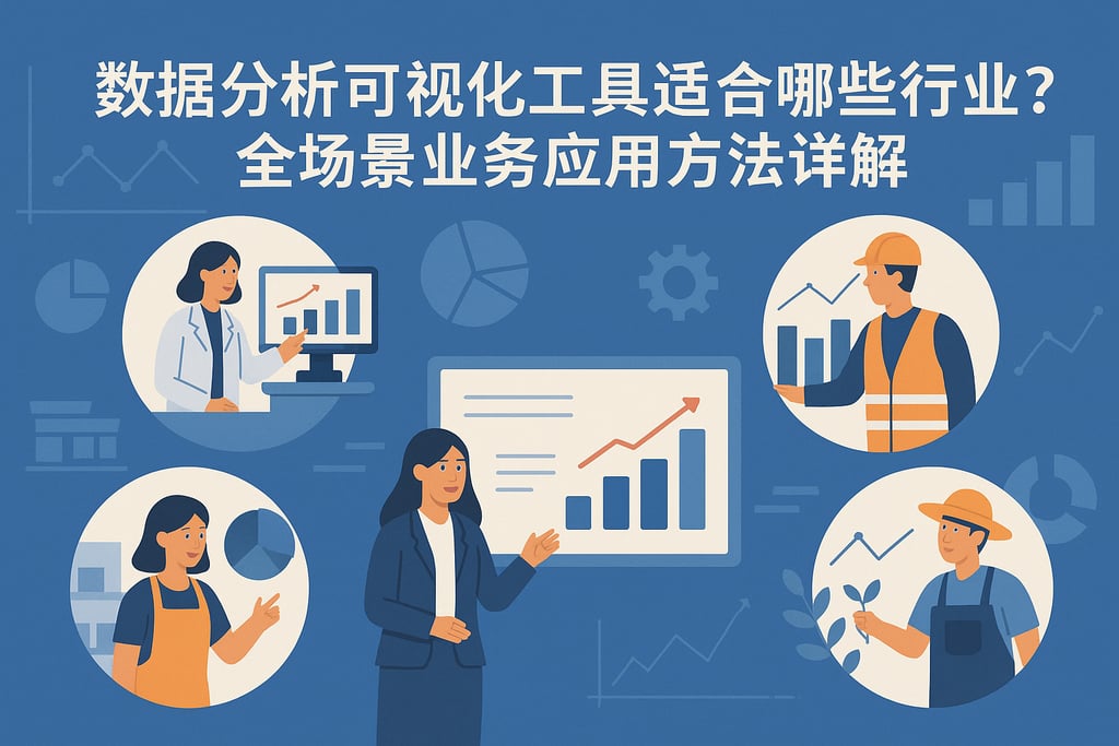 数据分析可视化工具适合哪些行业？全场景业务应用方法详解
