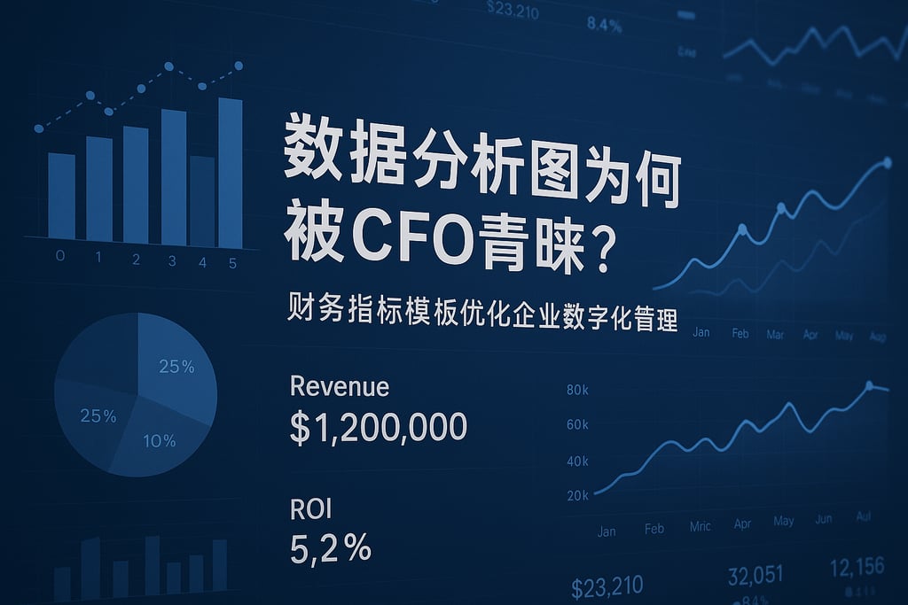 数据分析图为何被CFO青睐？财务指标模板优化企业数字化管理