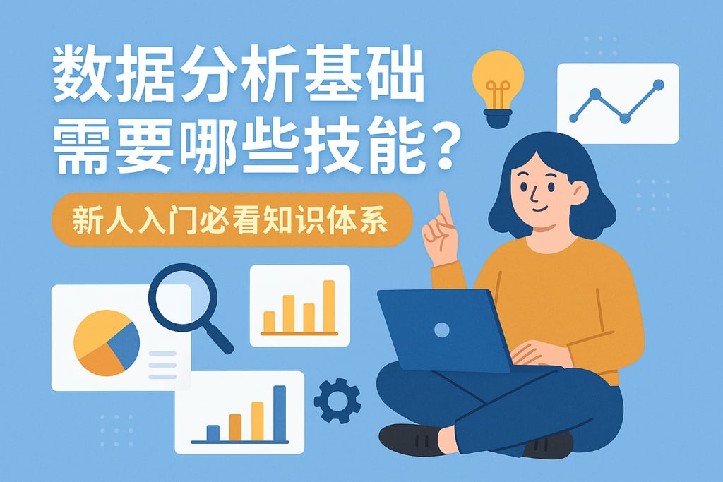 数据分析基础需要哪些技能？新人入门必看知识体系