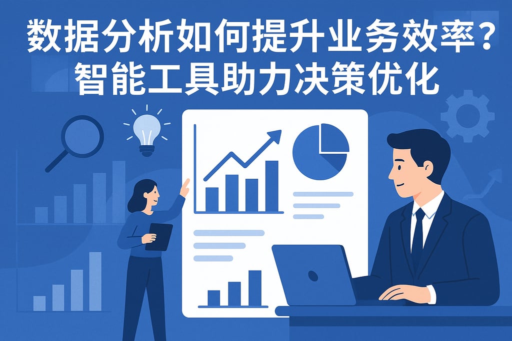 数据分析如何提升业务效率？智能工具助力决策优化