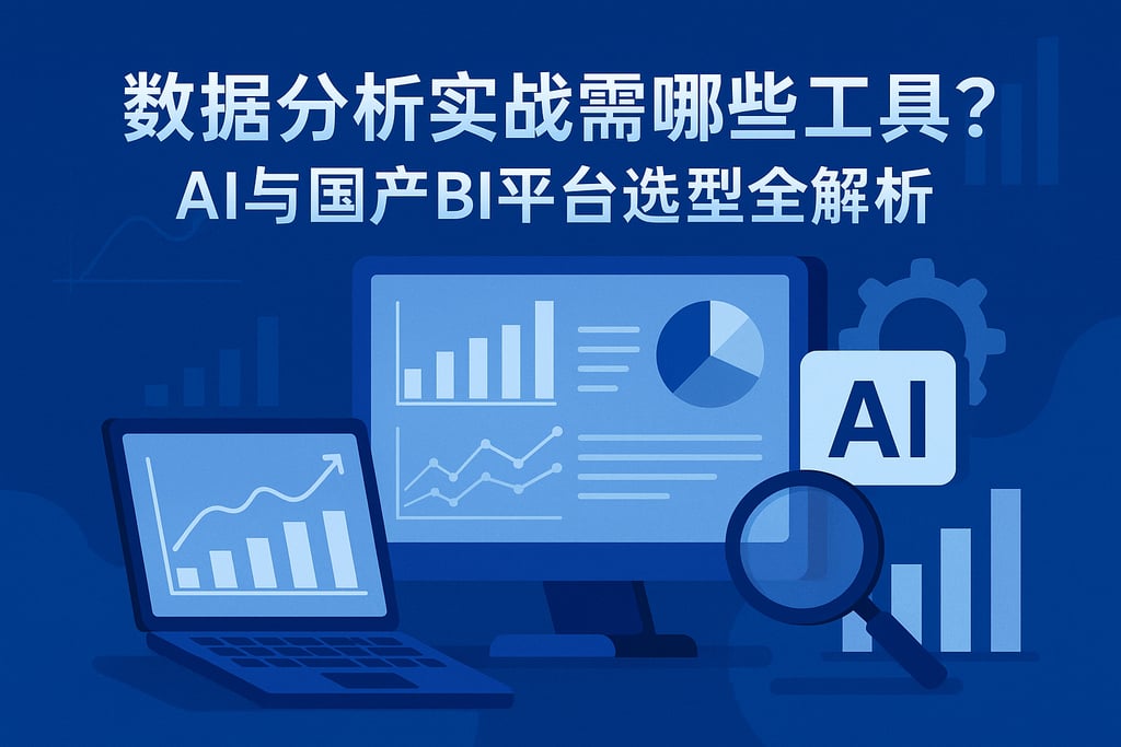 数据分析实战需要哪些工具？AI与国产BI平台选型全解析