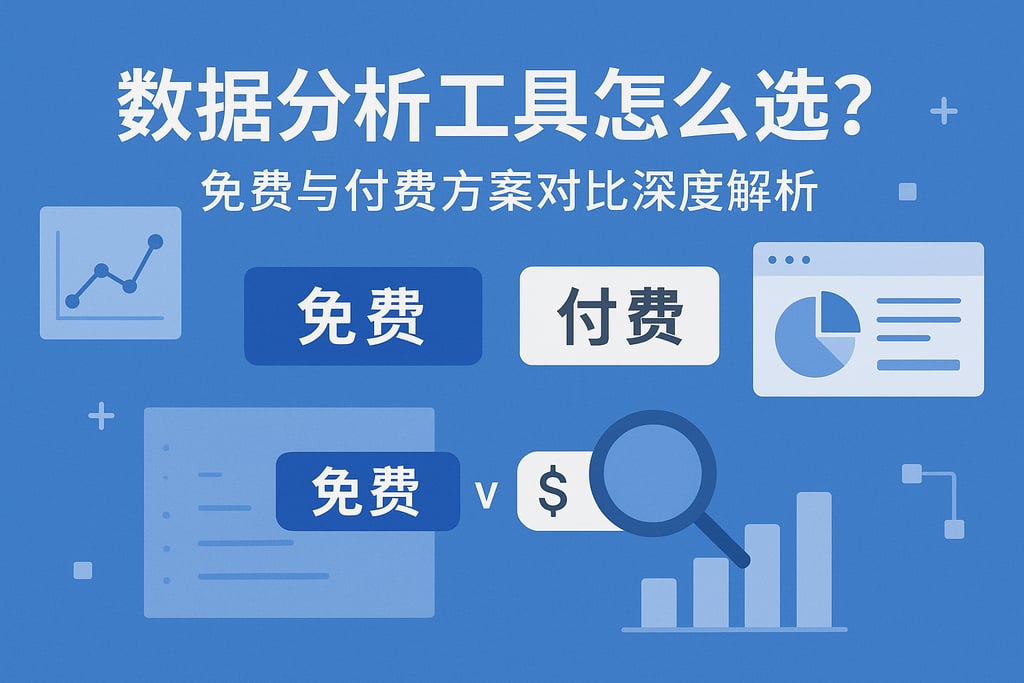 数据分析工具怎么选？免费与付费方案对比深度解析