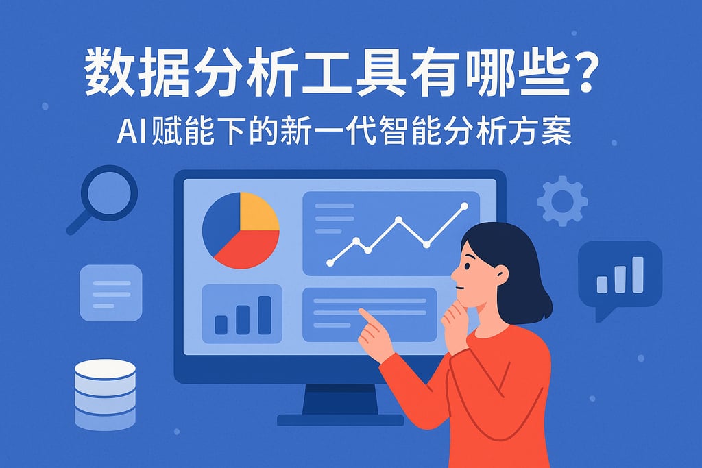 数据分析工具有哪些？AI赋能下的新一代智能分析方案