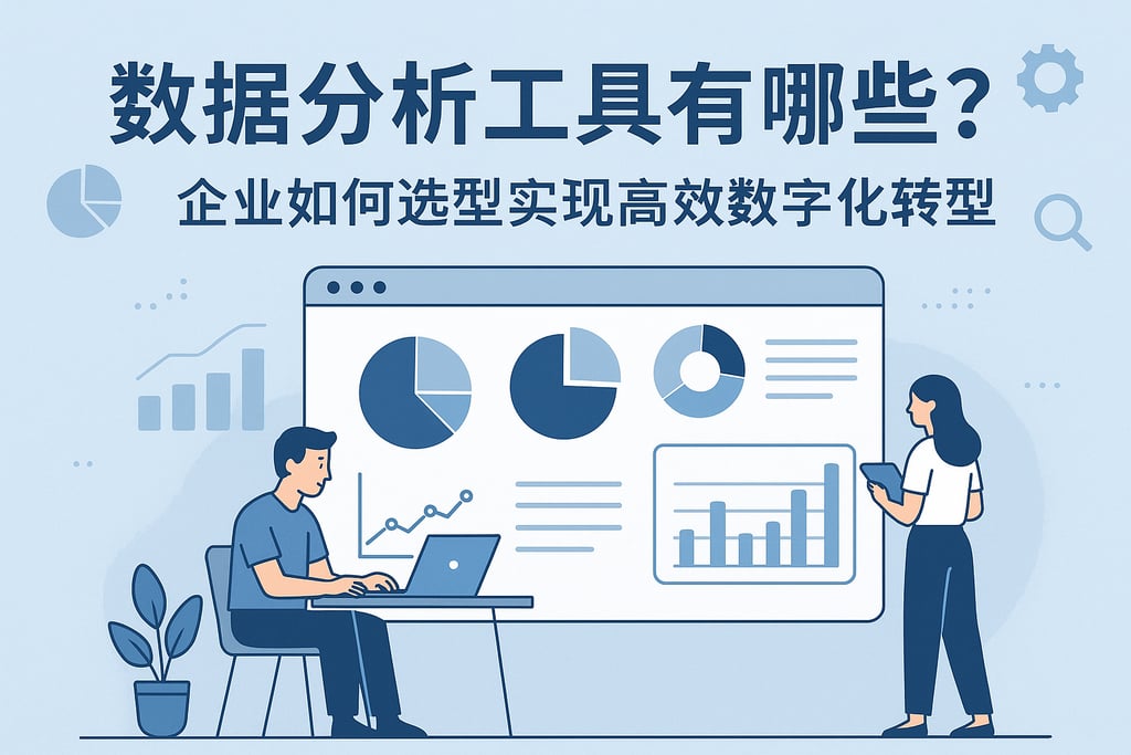 数据分析工具有哪些？企业如何选型实现高效数字化转型