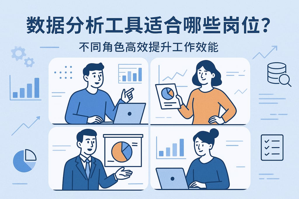 数据分析工具适合哪些岗位？不同角色高效提升工作效能