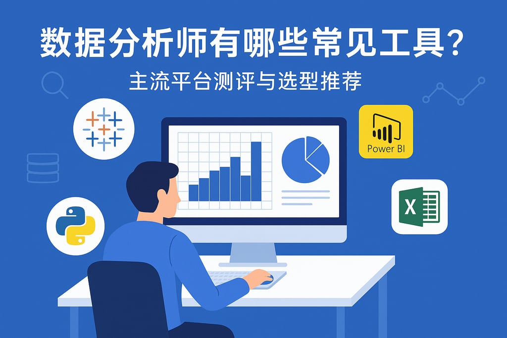 数据分析师有哪些常见工具？主流平台测评与选型推荐