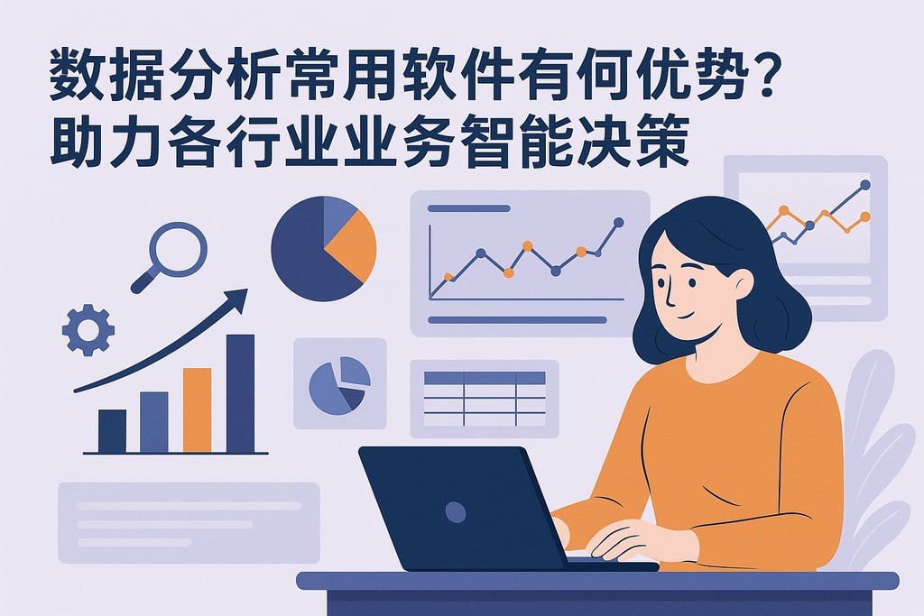 数据分析常用软件有何优势？助力各行业业务智能决策
