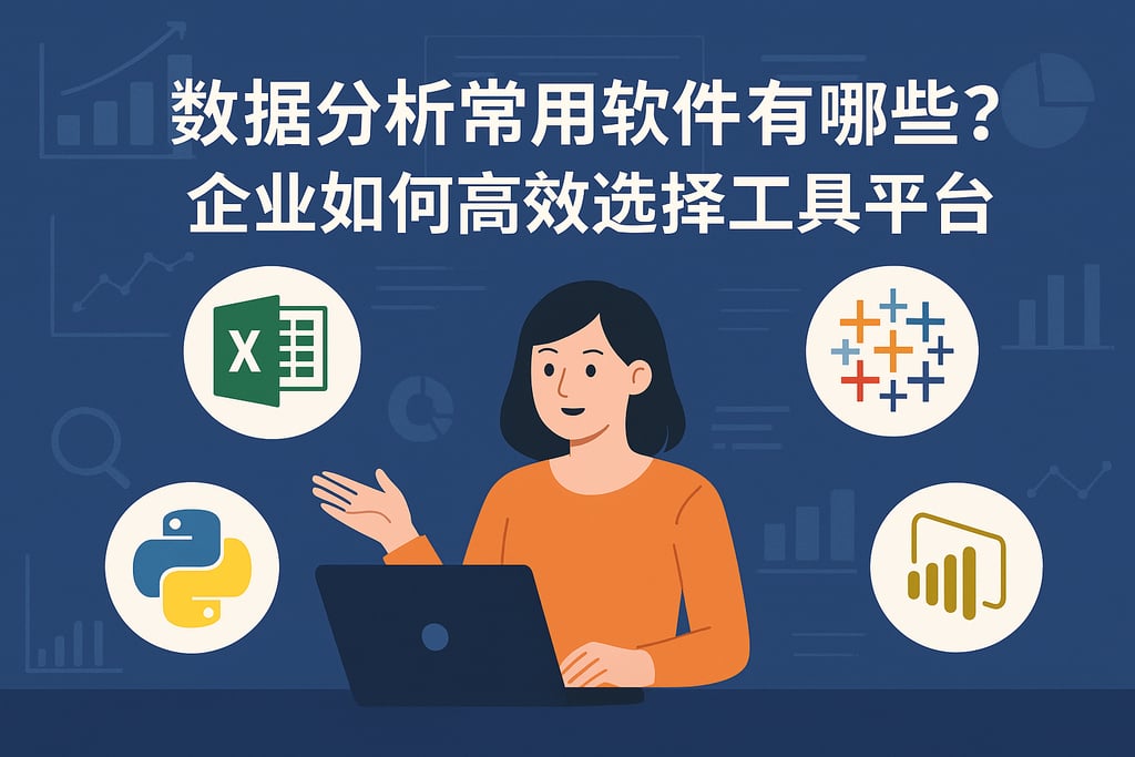 数据分析常用软件有哪些？企业如何高效选择工具平台