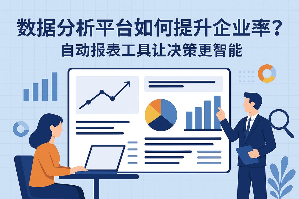数据分析平台如何提升企业效率？自动报表工具让决策更智能