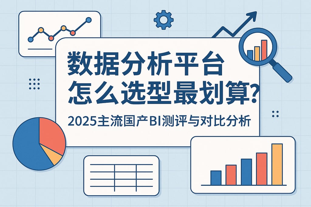 数据分析平台怎么选型最划算？2025主流国产BI测评与对比分析