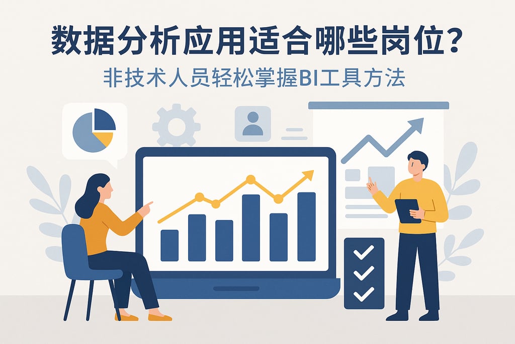 数据分析应用适合哪些岗位？非技术人员轻松掌握BI工具方法