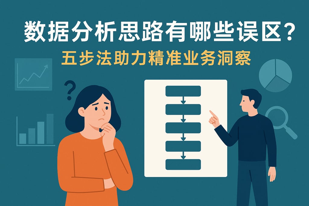 数据分析思路有哪些误区？五步法助力精准业务洞察