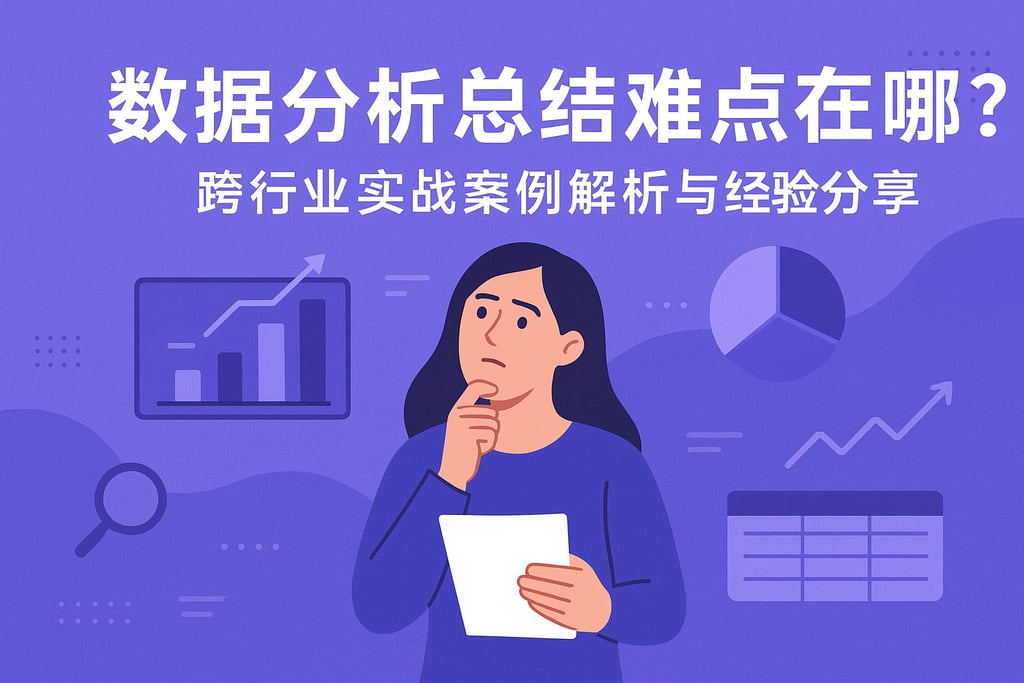 数据分析总结难点在哪？跨行业实战案例解析与经验分享