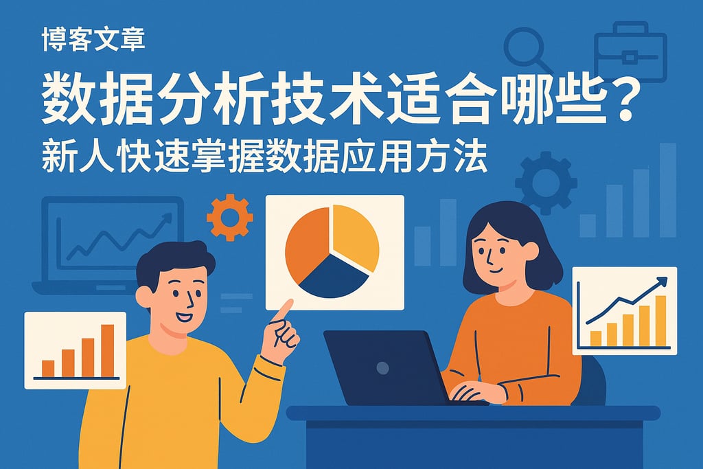 数据分析技术适合哪些岗位？新人快速掌握数据应用方法