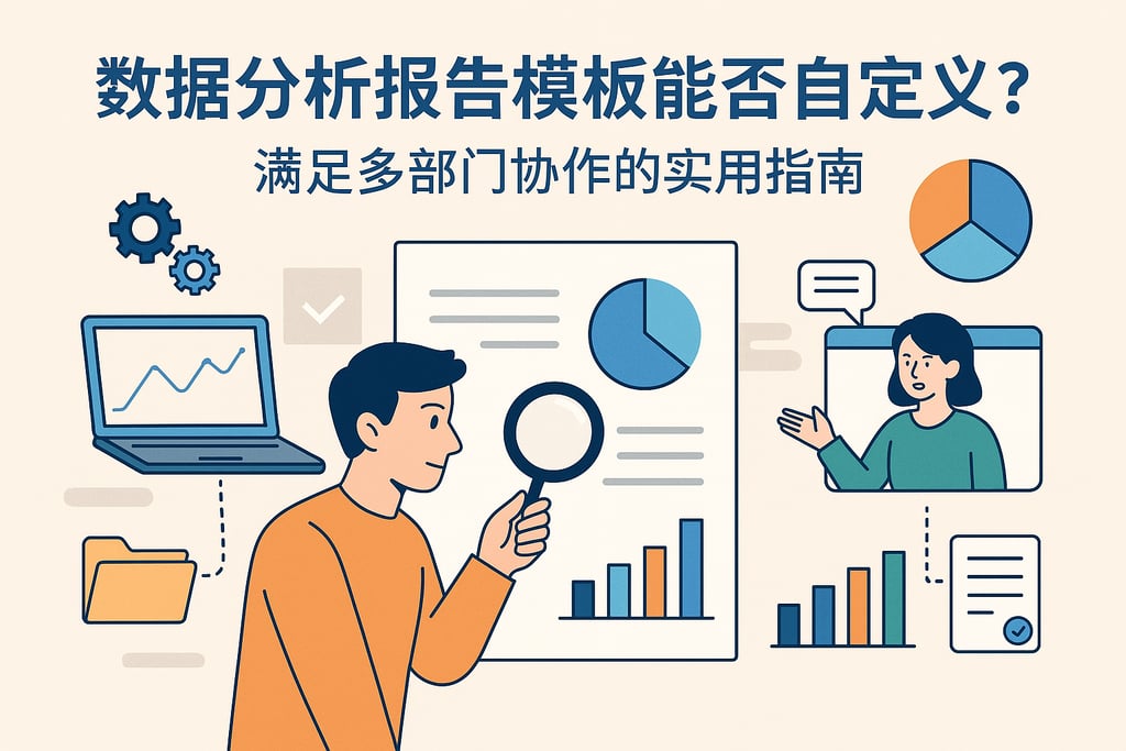 数据分析报告模板能否自定义？满足多部门协作的实用指南