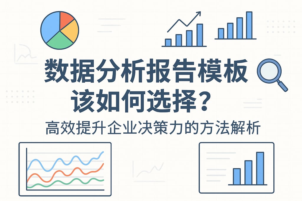 数据分析报告模板该如何选择？高效提升企业决策力的方法解析