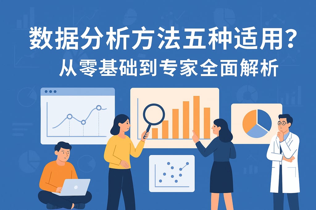 数据分析方法五种适合谁用？从零基础到专家全面解析