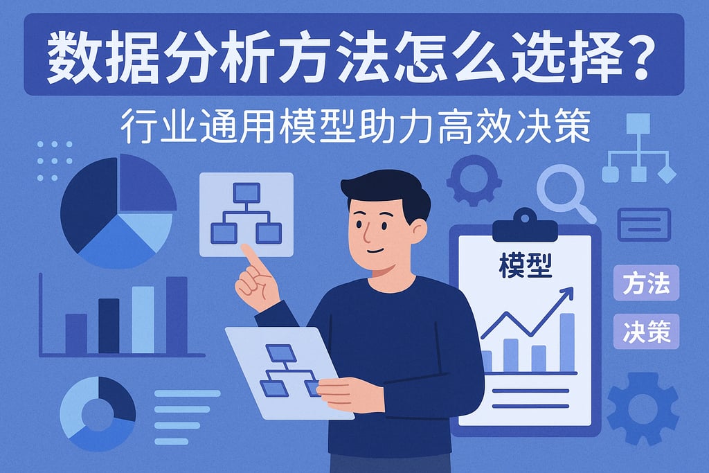 数据分析方法怎么选择？行业通用模型助力高效决策