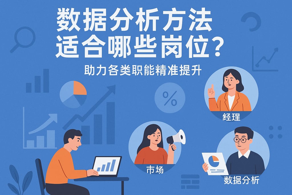 数据分析方法适合哪些岗位？助力各类职能精准提升