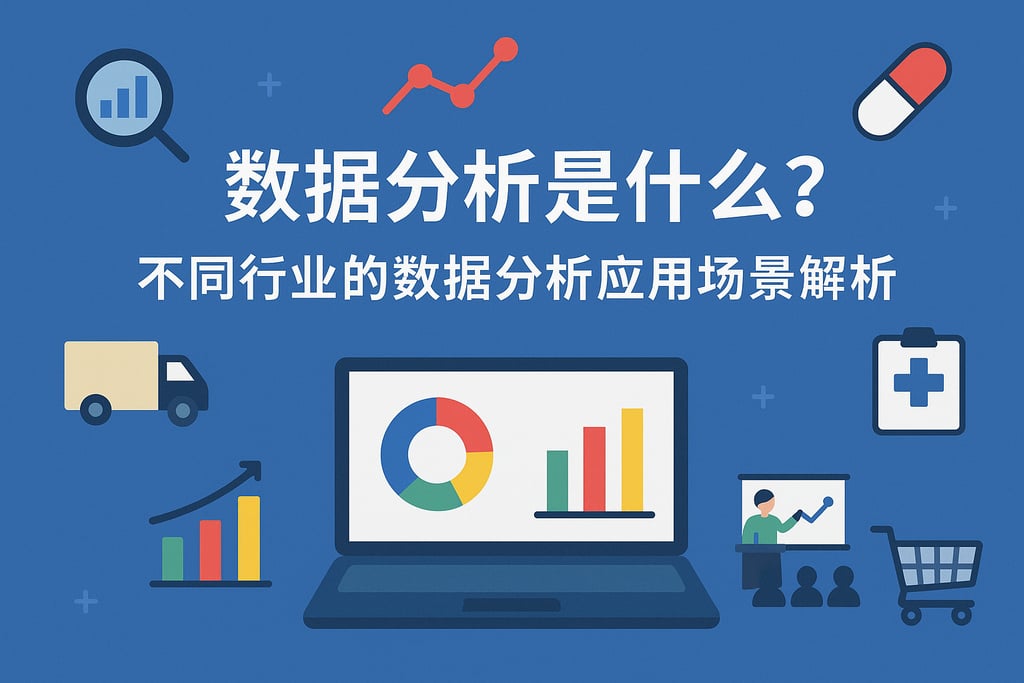 数据分析是什么？不同行业的数据分析应用场景解析