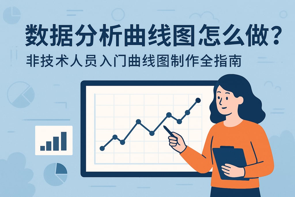 数据分析曲线图怎么做？非技术人员入门曲线图制作全指南