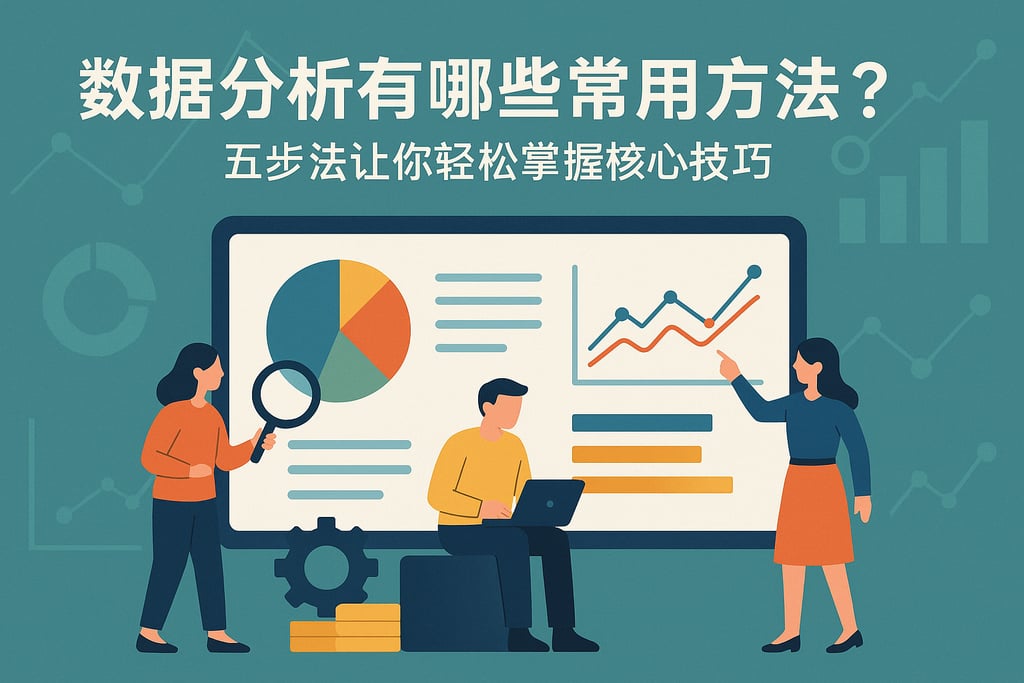 数据分析有哪些常用方法？五步法让你轻松掌握核心技巧