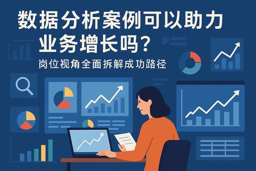 数据分析案例可以助力业务增长吗？岗位视角全面拆解成功路径