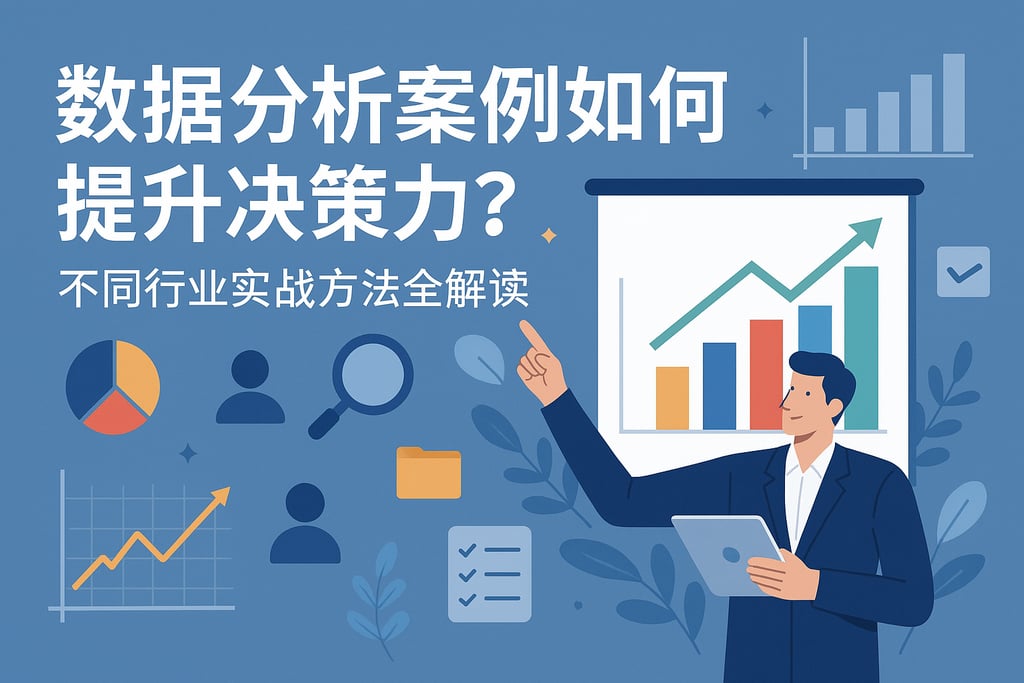 数据分析案例如何提升决策力？不同行业实战方法全解读
