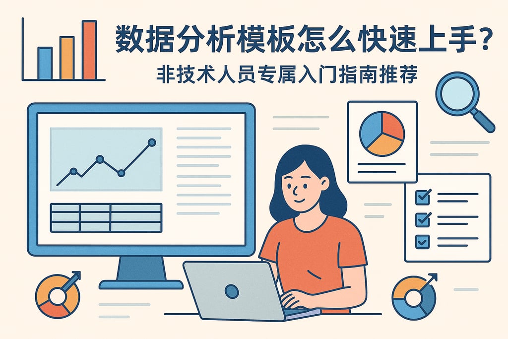 数据分析模板怎么快速上手？非技术人员专属入门指南推荐