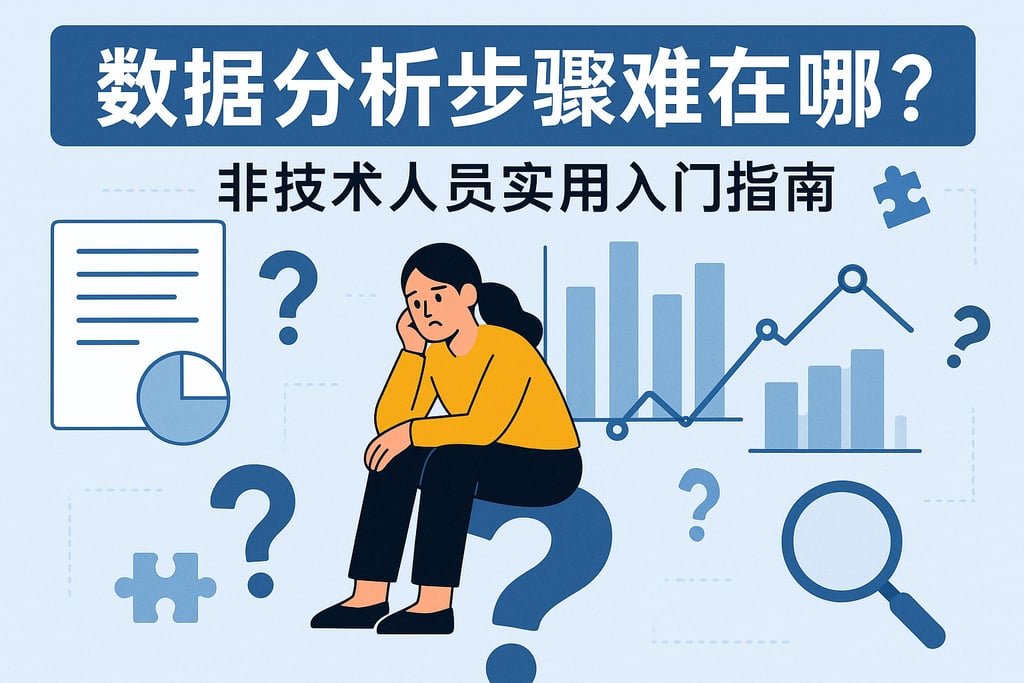 数据分析步骤难在哪？非技术人员实用入门指南