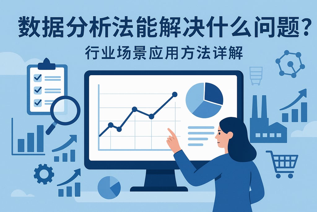 数据分析法能解决什么问题？行业场景应用方法详解