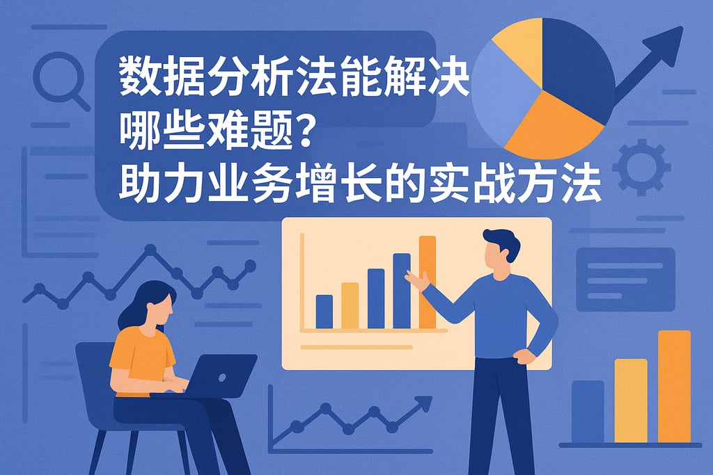 数据分析法能解决哪些难题？助力业务增长的实战方法