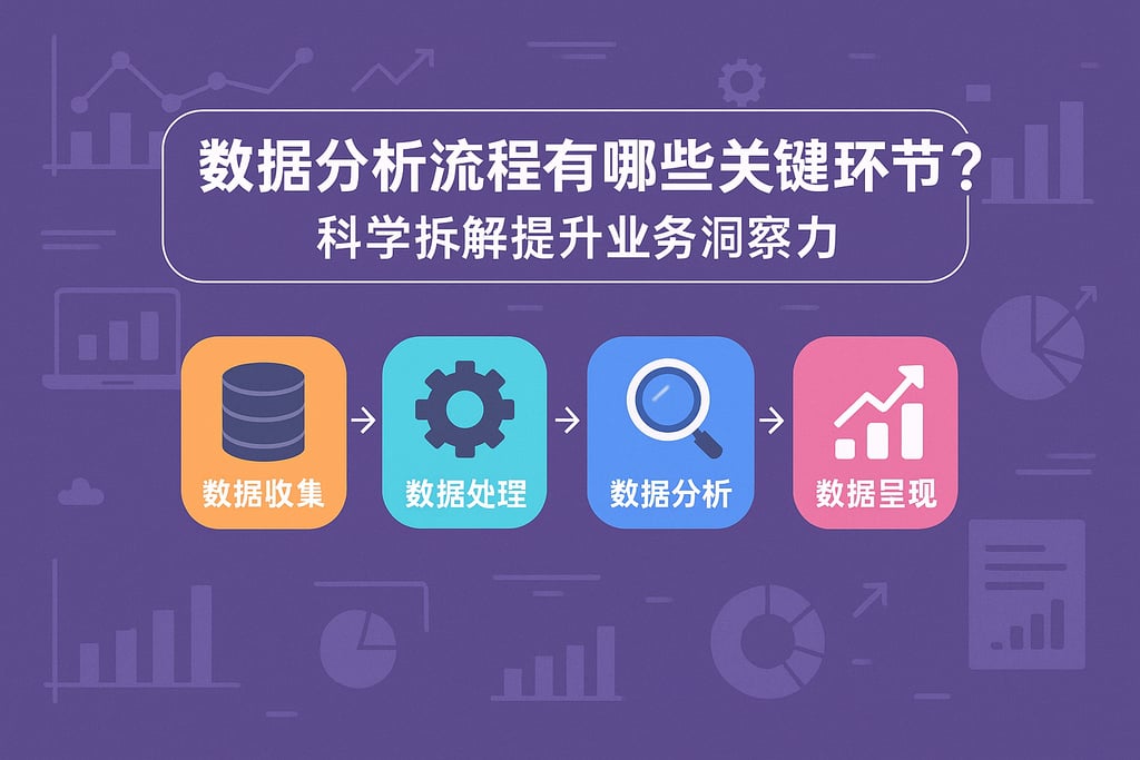 数据分析流程有哪些关键环节？科学拆解提升业务洞察力