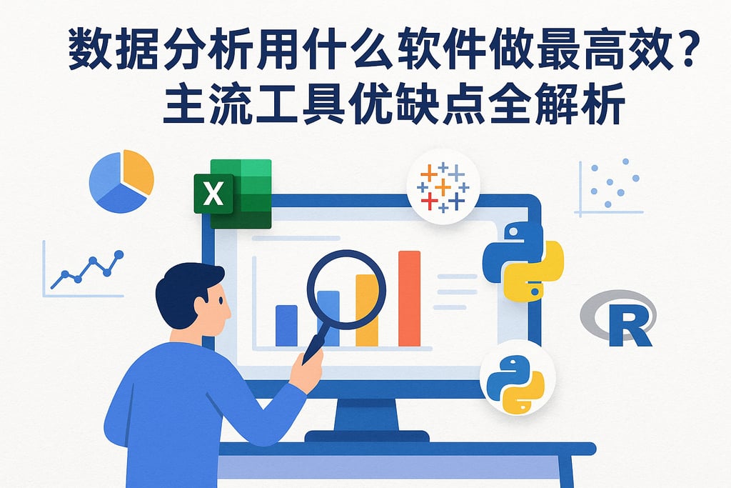 数据分析用什么软件做最高效？主流工具优缺点全解析