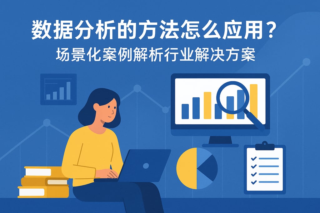 数据分析的方法怎么应用？场景化案例解析行业解决方案